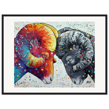 Load image into Gallery viewer, When Opposites Collide Print Wooden Framed
