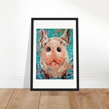 Load image into Gallery viewer, This Little Piggy Print Wooden Framed
