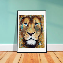 Load image into Gallery viewer, Blue Eyes Wooden Framed Print
