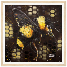 Load image into Gallery viewer, Out After Dark Wooden Framed Print