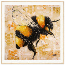Load image into Gallery viewer, Buzz To The Right Wooden Framed Print
