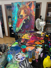 Load image into Gallery viewer, Bear Saves Fish From Drowning sold