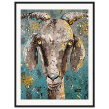 Load image into Gallery viewer, Pretty Cool For A Goat Wooden Framed Print