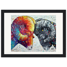 Load image into Gallery viewer, When Opposites Collide Print Wooden Framed