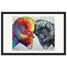 Load image into Gallery viewer, When Opposites Collide Print Wooden Framed