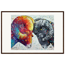Load image into Gallery viewer, When Opposites Collide Print Wooden Framed