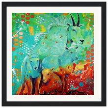 Load image into Gallery viewer, Living On The Edge Print Wooden Framed