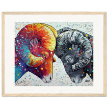 Load image into Gallery viewer, When Opposites Collide Print Wooden Framed