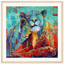 Load image into Gallery viewer, Wild Love Wooden Framed Print