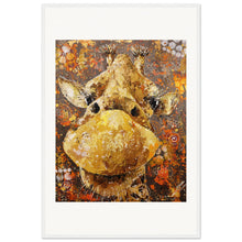 Load image into Gallery viewer, Long Neck, Long Lashes Museum-Quality Wooden Framed Print