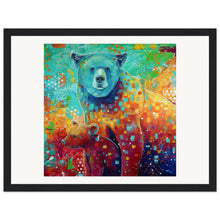 Load image into Gallery viewer, Mama And Baby Bear Print Wooden Framed