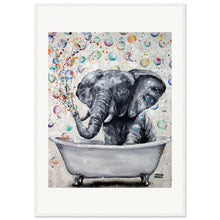Load image into Gallery viewer, Blowing Bubbles Wooden Framed Print