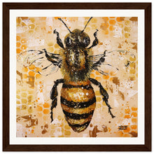 Load image into Gallery viewer, Honey And Gold Wooden Framed Print