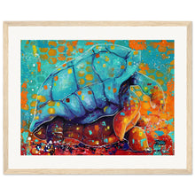 Load image into Gallery viewer, Slow Poke Print Wooden Framed