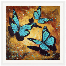 Load image into Gallery viewer, Fluttering Forward Wooden Framed Print