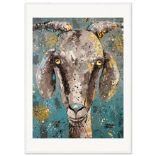 Load image into Gallery viewer, Pretty Cool For A Goat Wooden Framed Print