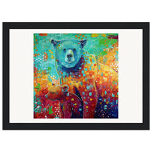 Load image into Gallery viewer, Mama And Baby Bear Print Wooden Framed
