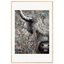 Load image into Gallery viewer, Hair In My Eyes Print Wooden Framed