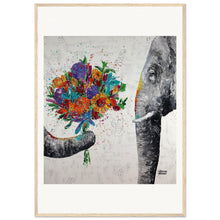 Load image into Gallery viewer, Dont Eat My Flowers Again Wooden Framed Print