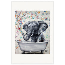 Load image into Gallery viewer, Blowing Bubbles Wooden Framed Print