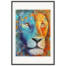 Load image into Gallery viewer, Lionheart Wooden Framed Print