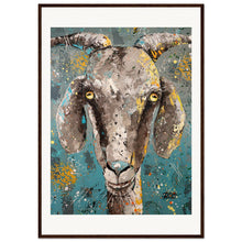 Load image into Gallery viewer, Pretty Cool For A Goat Wooden Framed Print