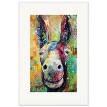 Load image into Gallery viewer, Two Jackasses Staring At Each Other Wooden Framed Print