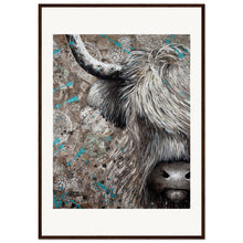 Load image into Gallery viewer, Hair In My Eyes Print Wooden Framed