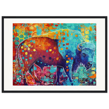 Load image into Gallery viewer, Bye-Son Print Wooden Framed