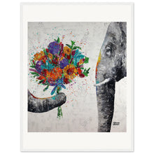 Load image into Gallery viewer, Dont Eat My Flowers Again Wooden Framed Print
