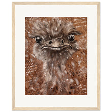 Load image into Gallery viewer, Emu King Wooden Framed Print