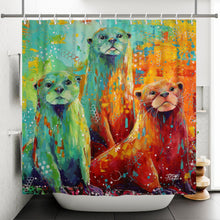 Load image into Gallery viewer, Your Otter Be kidding me Shower Curtain