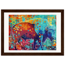 Load image into Gallery viewer, Bye-Son Print Wooden Framed