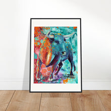 Load image into Gallery viewer, No Bull Print Wooden Framed