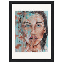 Load image into Gallery viewer, Work In Progress Print Wooden Framed