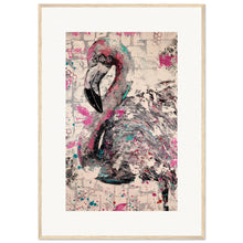 Load image into Gallery viewer, Flamingo Wooden Framed Print
