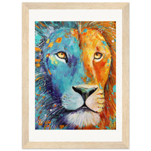 Load image into Gallery viewer, Lionheart Wooden Framed Print
