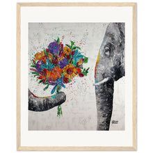 Load image into Gallery viewer, Dont Eat My Flowers Again Wooden Framed Print