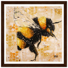 Load image into Gallery viewer, Buzz To The Right Wooden Framed Print