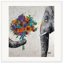 Load image into Gallery viewer, Dont Eat My Flowers Again Wooden Framed Print