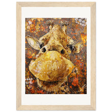 Load image into Gallery viewer, Long Neck, Long Lashes Museum-Quality Wooden Framed Print