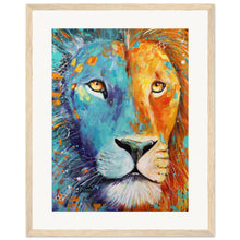 Load image into Gallery viewer, Lionheart Wooden Framed Print