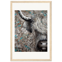 Load image into Gallery viewer, Hair In My Eyes Print Wooden Framed