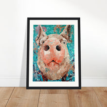 Load image into Gallery viewer, This Little Piggy Print Wooden Framed