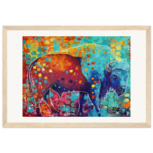 Load image into Gallery viewer, Bye-Son Print Wooden Framed