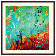Load image into Gallery viewer, Living On The Edge Print Wooden Framed