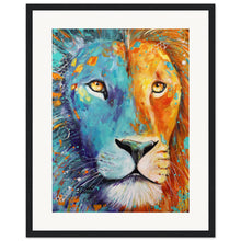 Load image into Gallery viewer, Lionheart Wooden Framed Print