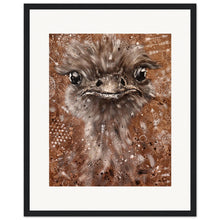 Load image into Gallery viewer, Emu King Wooden Framed Print
