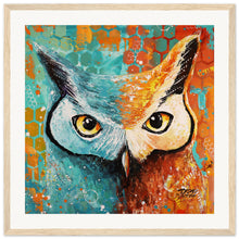 Load image into Gallery viewer, Hoot Wooden Framed Print