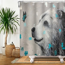 Load image into Gallery viewer, Butter Bear Shower Curtain